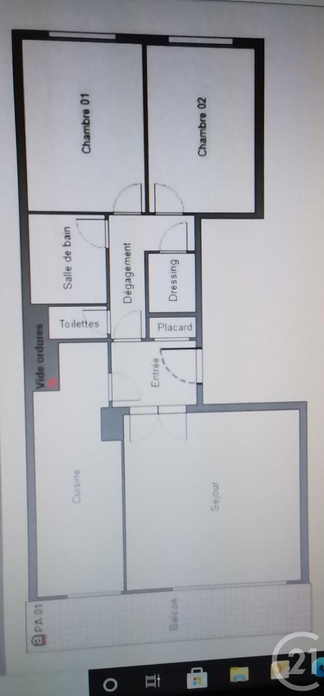 Appartement F3 à vendre - 3 pièces - 69.15 m2 - PARIS - 75014 - ILE-DE-FRANCE - Century 21 L.D. Vallée De Chevreuse Appartement F3 à vendre - 3 pièces - 69.15 m2 - PARIS - 75014 - ILE-DE-FRANCE - Century 21 L.D. Vallée De Chevreuse